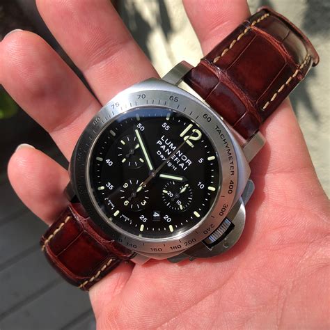 panerai pam 250 luminor daylight chronograph automatic|Panerai lamp daylight.